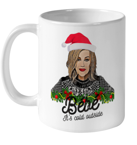 Bebe its cold outside Meme Ugly Christmas Ceramic Mug 11oz