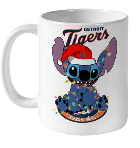 Detroit Tigers MLB noel stitch Baseball Christmas Ceramic Mug 11oz