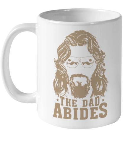 5wca the dad abides ceramic mug 110 56 front white