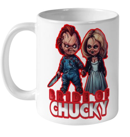 Chucky and Tiffany  Bride of Chucky Ceramic Mug 11oz