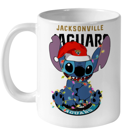 Jacksonville Jaguars NFL Football noel stitch Christmas Ceramic Mug 11oz