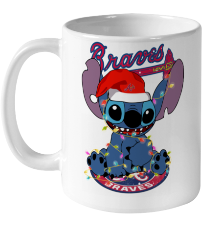 Atlanta Braves MLB noel stitch Baseball Christmas Ceramic Mug 11oz
