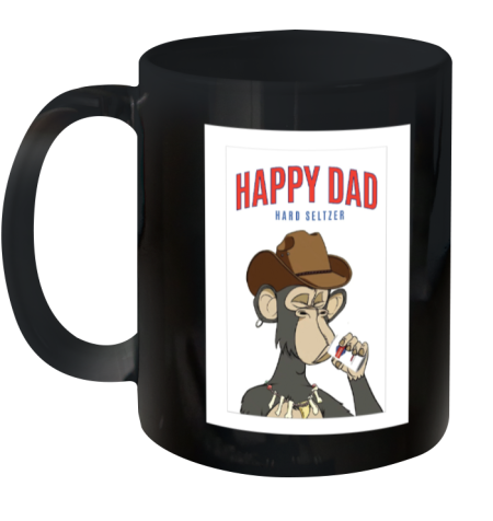 Happy Dad Hard Seltzer Ape Ceramic Mug 11oz