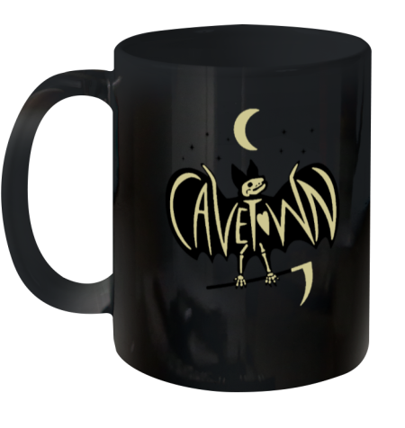 Cavetown Merch Store Glow Bat Sky Ceramic Mug 11oz