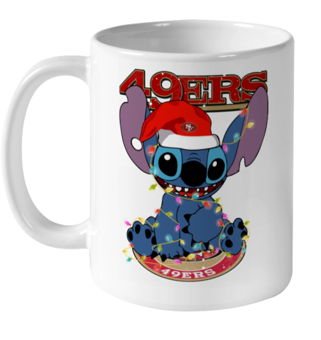 San Francisco 49ers NFL Football noel stitch Christmas Ceramic Mug 11oz