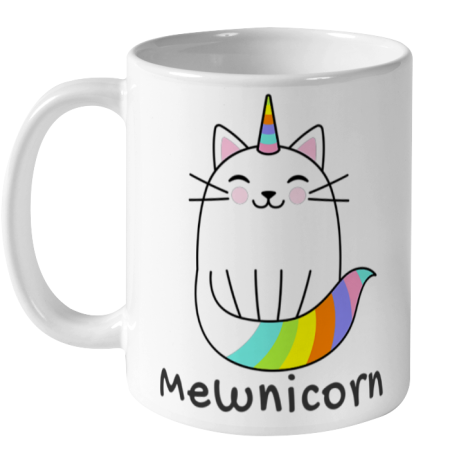 Mewnicorn cute clever design funny unicorn cat boy girl Ceramic Mug 11oz