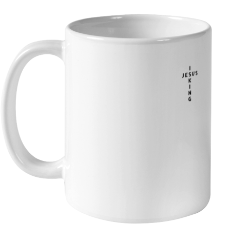 Jesus is King Cross Ceramic Mug 11oz