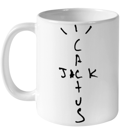 Travis Scott  Cactus Jack Black Ceramic Mug 11oz