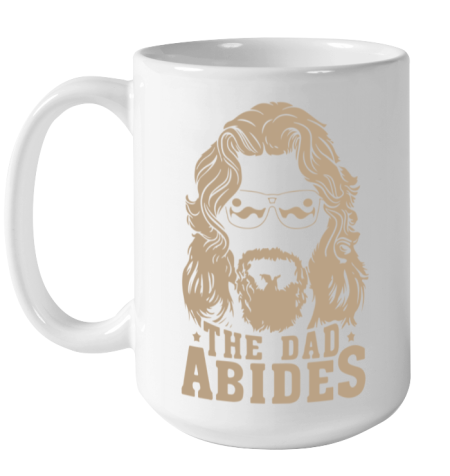 5zlo the dad abides ceramic mug 150 54 front white