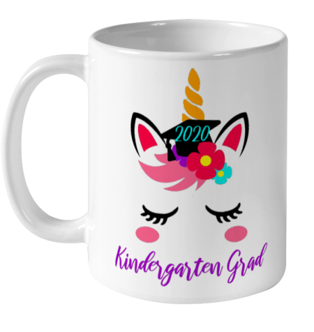 Kids Cute Kindergarten Graduate Grad 2020 Unicorn Gift for Girls Ceramic Mug 11oz