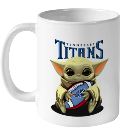 Baby Yoda Loves The Tennessee Titans u4ye baby yoda loves the tennessee titans ceramic mug 110 56 front white