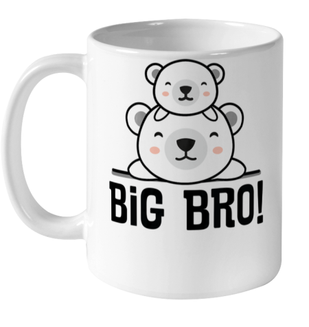 Big Bro Announcement Bear Cute Brother Ceramic Mug 11oz