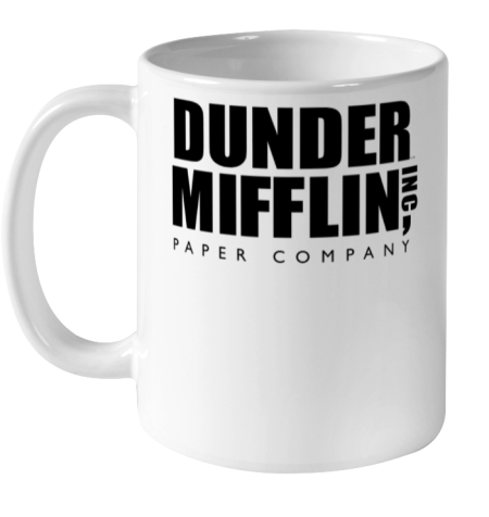 The Office Black Dunder Mifflin Logo Ceramic Mug 11oz