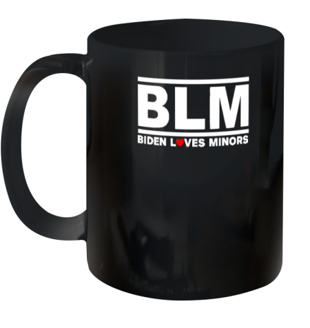 Bo Loudon Wearing Blm Biden Loves Minors Ceramic Mug 11oz