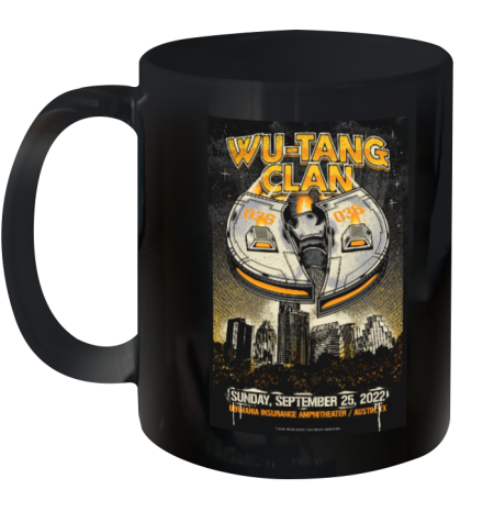 Wu Tang Clan Austin September 25, 2022 Ceramic Mug 11oz