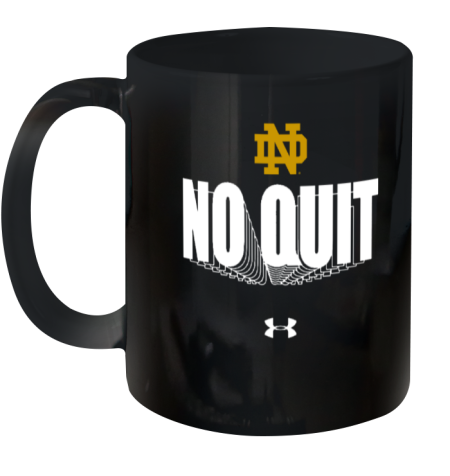NCAA Notre Dame Fighting Irish No Quit Ceramic Mug 11oz