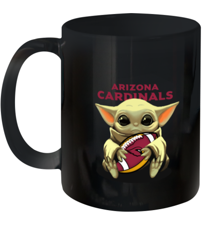 Baby Yoda Loves The Arizona Cardinals 2kjc baby yoda loves the arizona cardinals ceramic mug 110 56 front black
