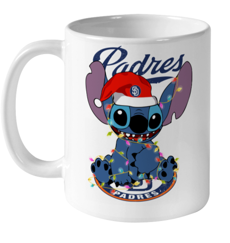 San Diego Padres MLB noel stitch Baseball Christmas Ceramic Mug 11oz