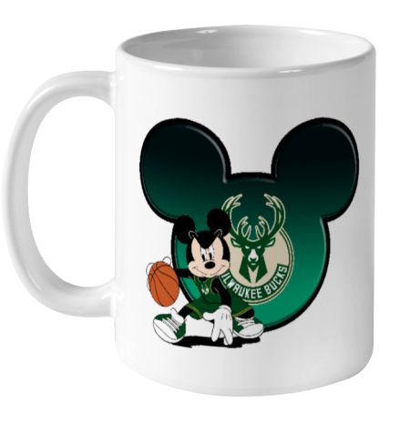 ndwo milwaukee bucks mickey mouse ceramic mug 110 56 front white
