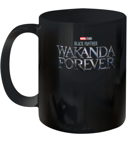 Marvel Studio Black Panther Wakanda Forever Logo Ceramic Mug 11oz
