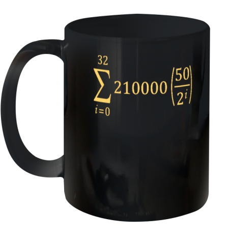 Bitcoin Supply Formula Ceramic Mug 11oz