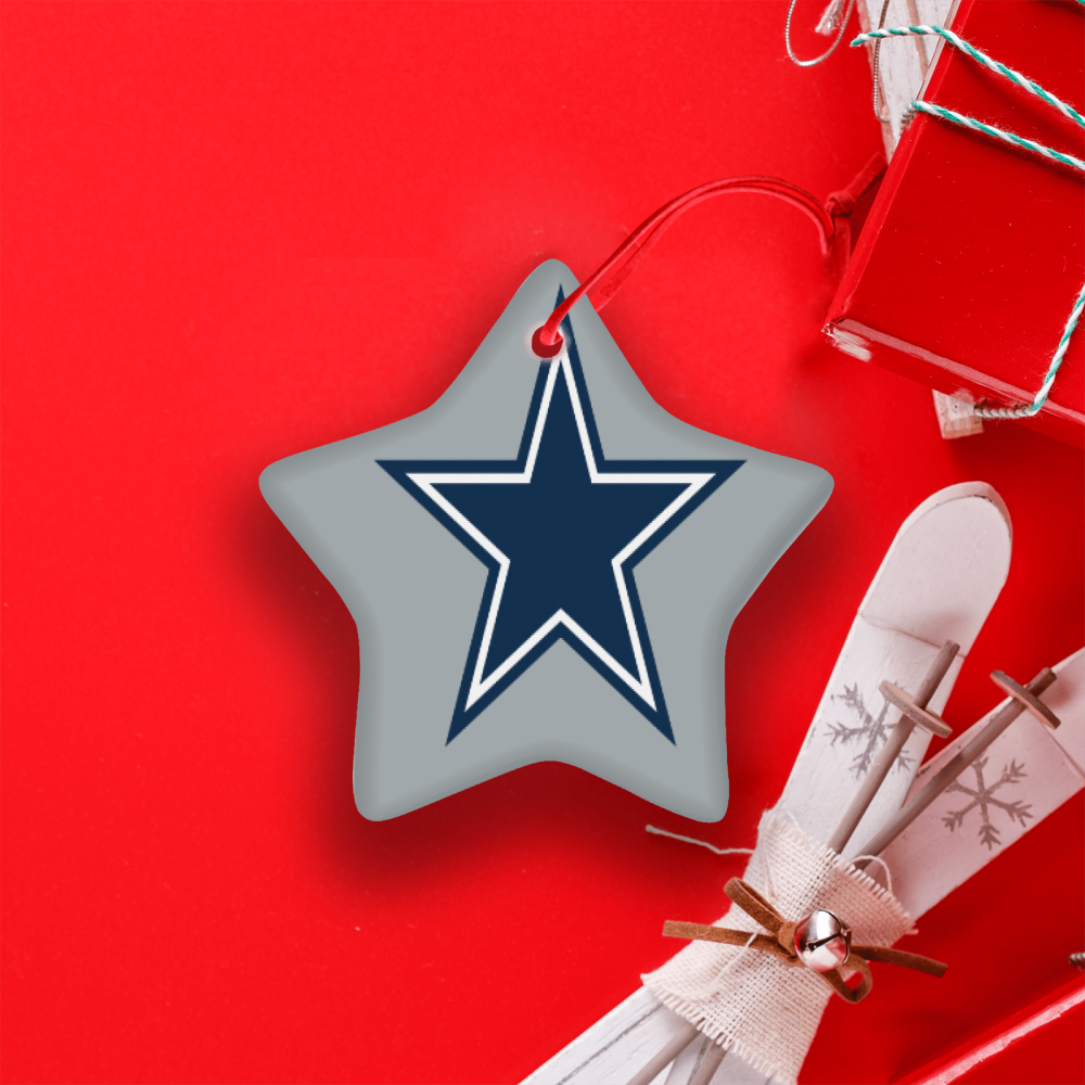 Dallas Cowboys NFL Team Spirit Ceramic Star Ornament