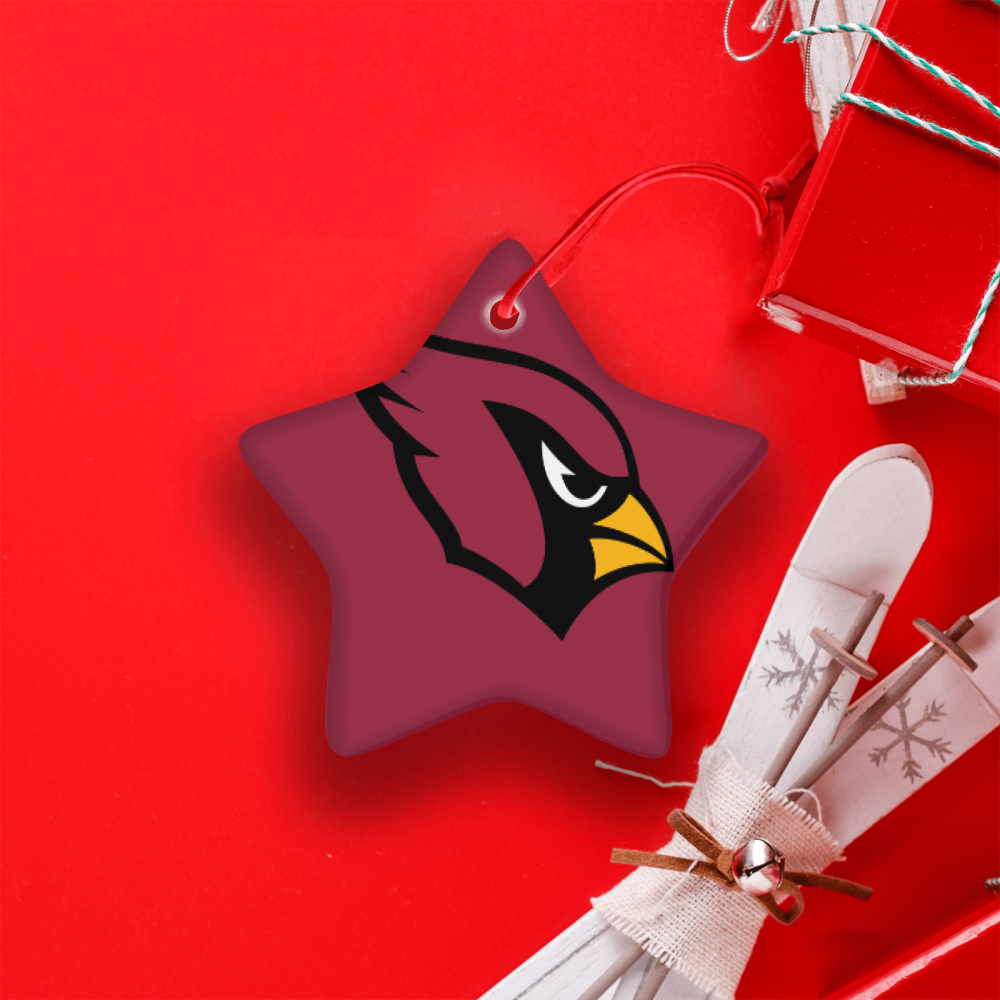 Arizona Cardinals NFL Team Spirit Ceramic Star Ornament