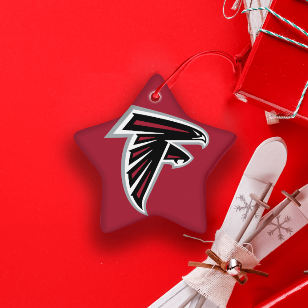 Atlanta Falcons NFL Team Spirit Ceramic Star Ornament