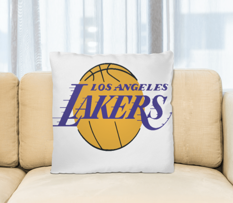 NBA Los Angeles Lakers Logo Square Pillow Rookbrand