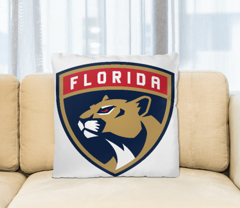 ix8e nhl florida panthers logo square linen pillow 159 back white