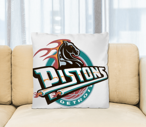 NBA Detroit Pistons Logo Square Pillow