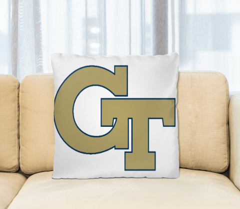 NCAA Georgia Tech Yellow Jackets Logo Square Pillow