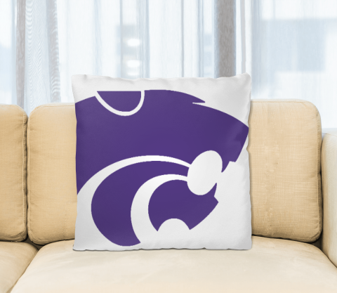NCAA Kansas State Wildcats Logo Square Pillow