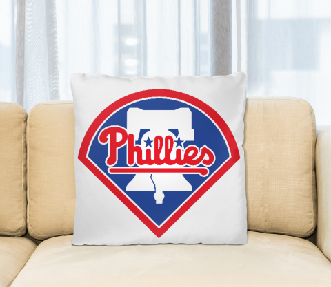 MLB Philadelphia Phillies Logo Square Pillow