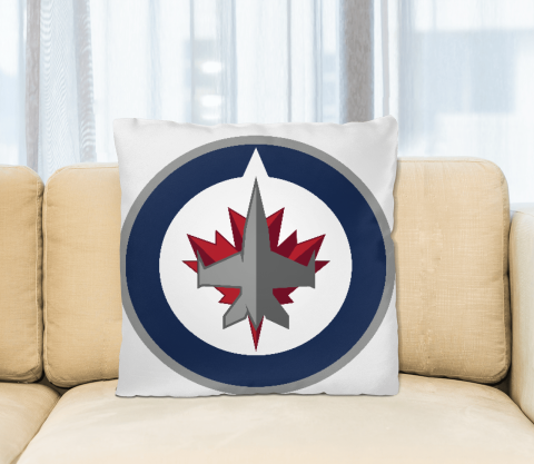 NHL Winnipeg Jets Logo Square Pillow