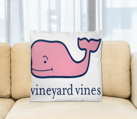 Vineyard Vines Logo Square Pillow