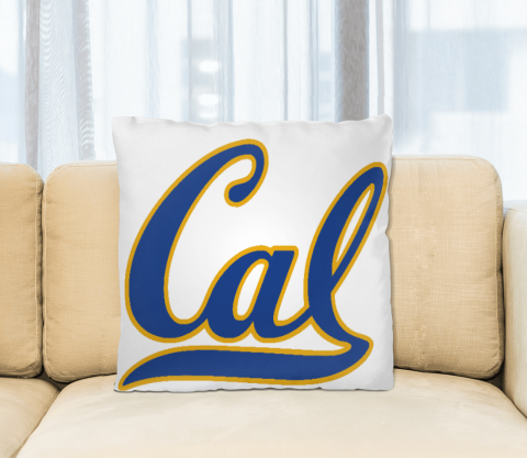 NCAA Cal Golden Bears Logo Square Pillow