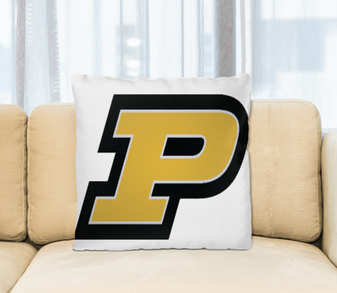 NCAA Purdue Boilermakers Logo Square Pillow
