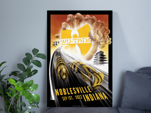 Wu Tang Clan Noblesville September 1, 2022 Poster
