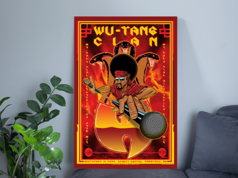 Wu Tang Clan Mansfield September 10, 2022 Poster