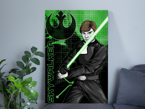 Luke Skywalker poster Poster