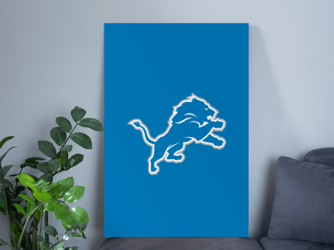 Detroit Liosn NFL Team Spirit Poster