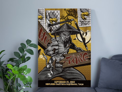 Wu Tang Clan Tampa September 21, 2022 Poster