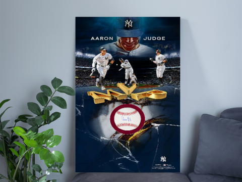 New York Yankees Aaron Judge Fanatics Authentic 2022 AL MVP Poster