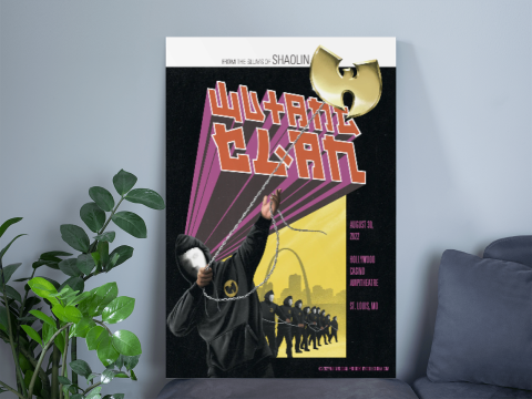 Wu Tang Clan St. Louis August 30, 2022 Poster