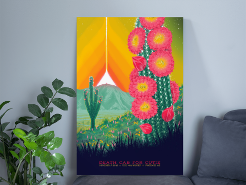 Death Cab for Cutie The Van Buren Phoenix, AZ Oct 17 2022 Poster