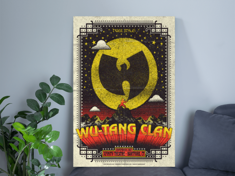 Wu Tang Clan Hartford September 9, 2022 Poster