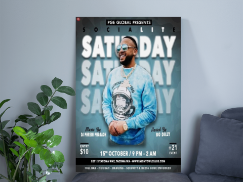 Pge Global Presents Socialite Saturday Poster