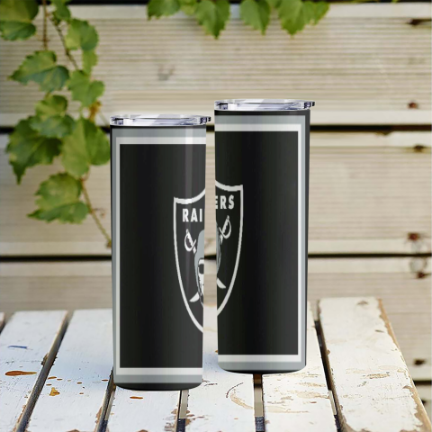 Oakland Raiders NFL Team Spirit 20oz SS Tumbler