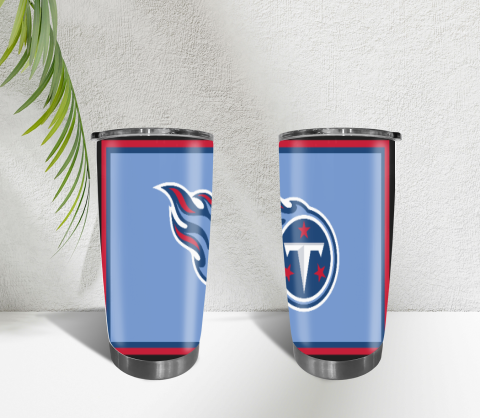 Tenneessee Titans NFL Team Spirit 20oz Curved SS Tumbler